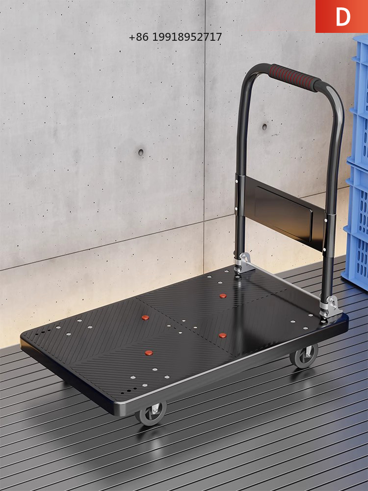 Pull Cart Fold - 휴대용 접이식 수동 카고 운반 카트,