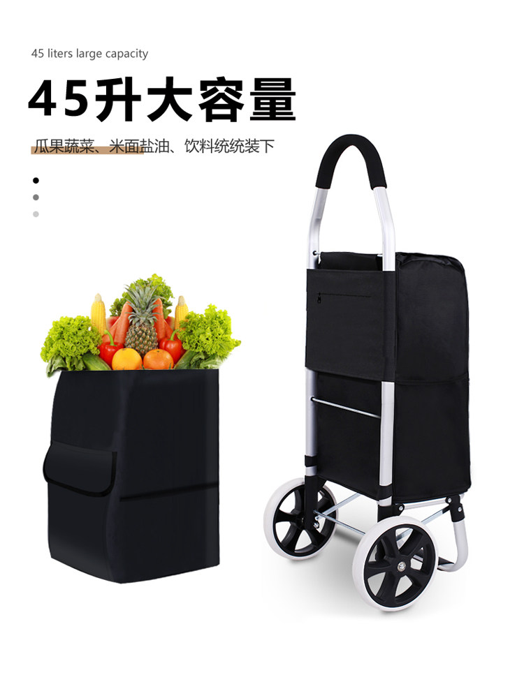 Pull Cart Fold - 등산용 쇼핑카트 소형 손수레 노인용 접이식