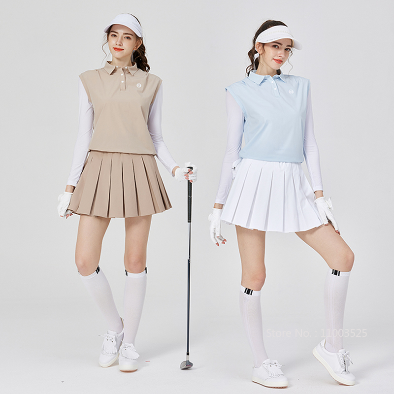 Blktee WomenPolo 탑 아이스 실크 긴팔 선 - Golf Equipment For Women 리뷰 및 가격