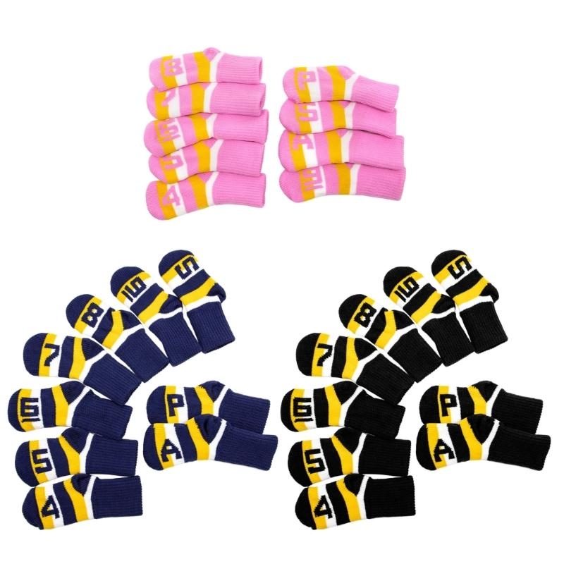 9Pcs 골프 아이언 헤드 커버 골프 퍼터 골프 아이언 - Golf Club Iron Set 리뷰 및 가격