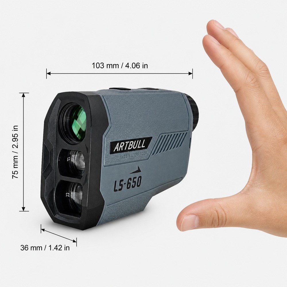 골프 거리측정기 650m 6X20 레이저 거리계, 경사 - Rangefinder Laser Golf 리뷰 및 가격