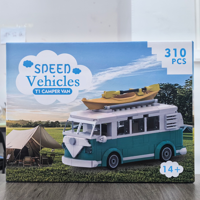 브릭링크 MOC 테크니컬 자동차 10220 VW T1  - Victor Racket Jetspeed 리뷰 및 가격