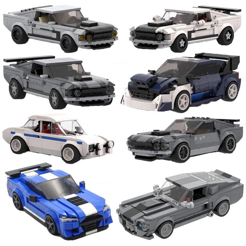 MOC 테크니컬 자동차 포드 GT 랩터 머스탱 보스 쉘 - Victor Racket Jetspeed 리뷰 및 가격