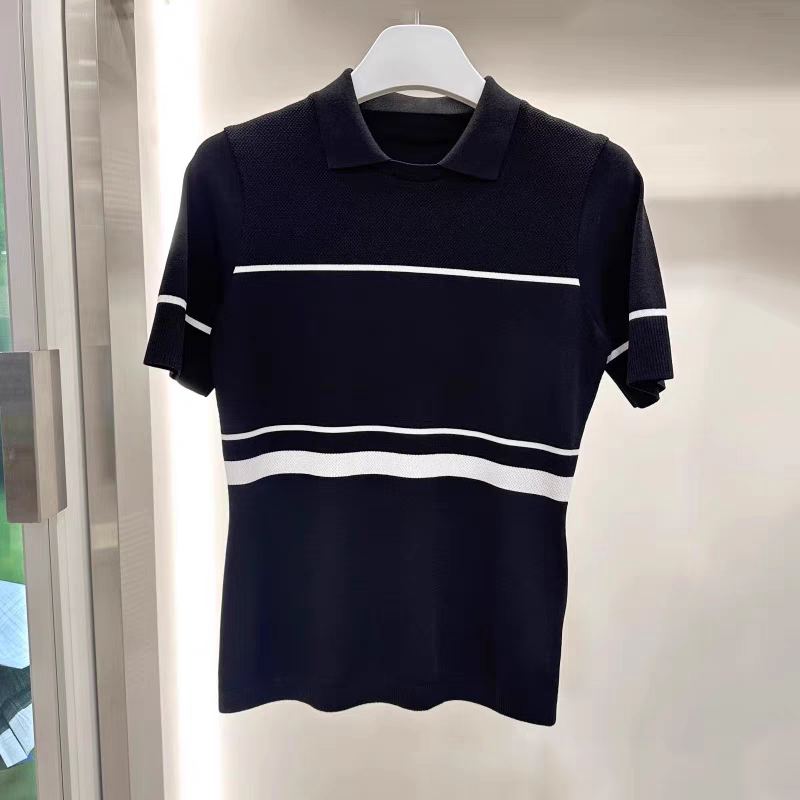 2026 새로운 여성 골프 폴로 셔츠 스트라이프 니트  - Golf Equipment For Women 리뷰 및 가격