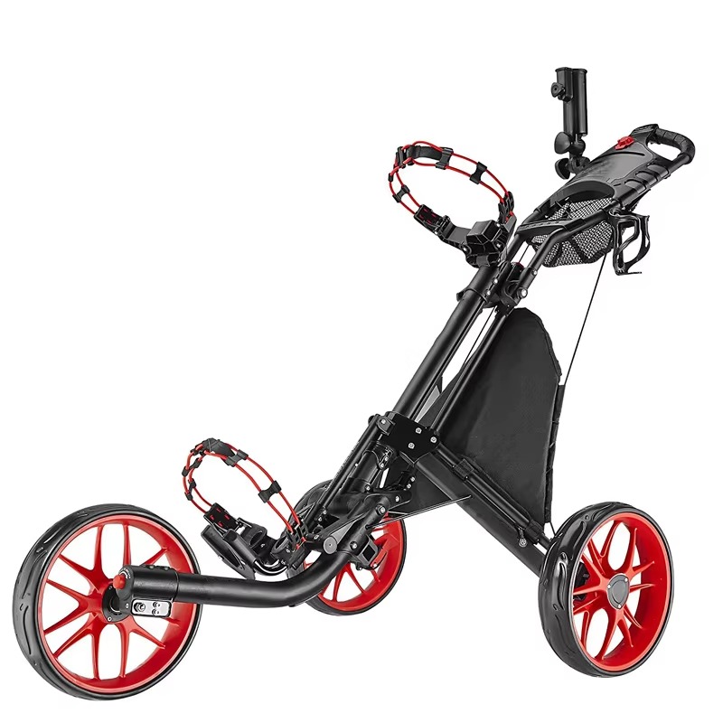 골프 푸시 카트 4륜 견고하고 가벼운 접이식 골프 풀  - Pull Cart Fold 리뷰 및 가격