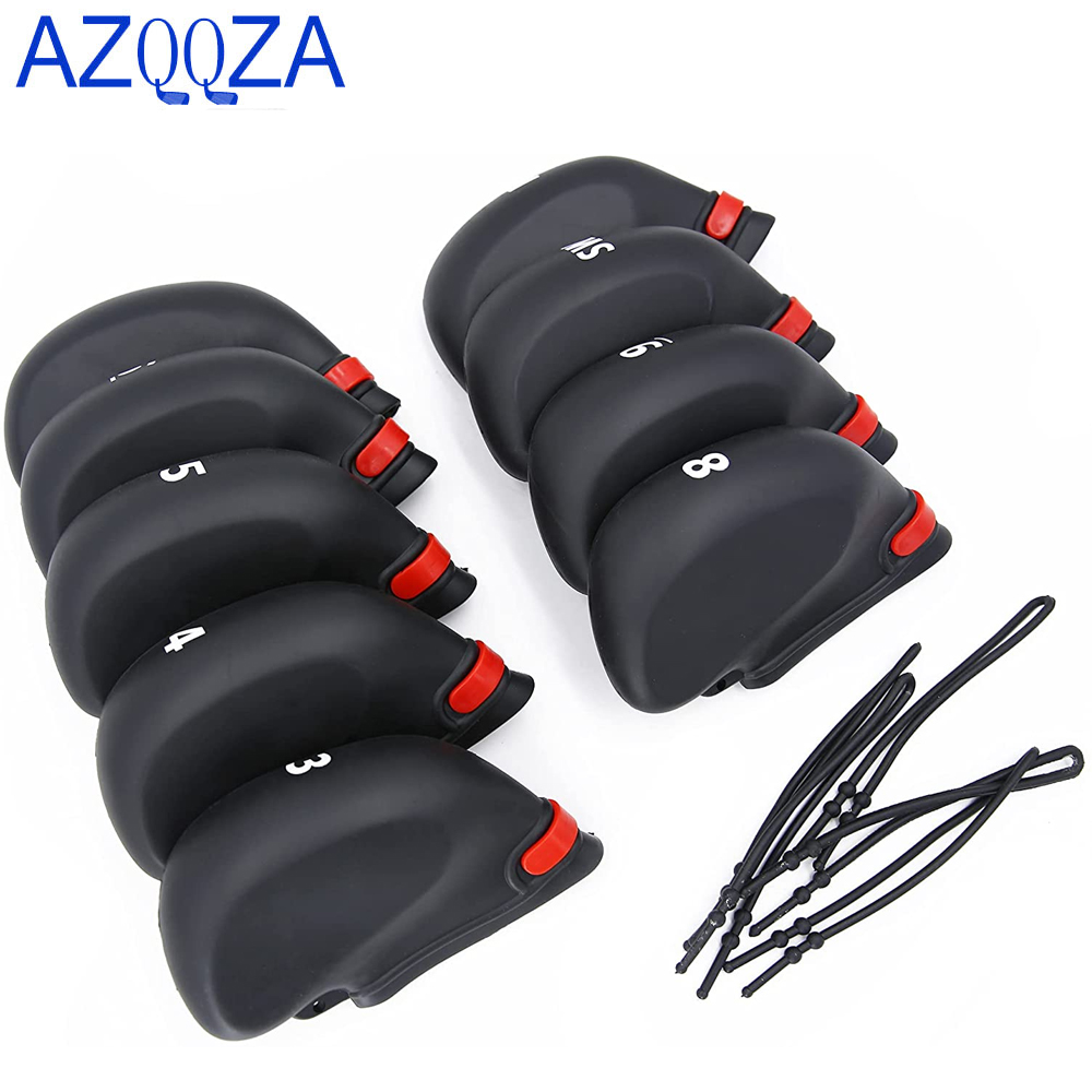 9 개/대 블랙 골프 클럽 철 퍼터 프로텍터 문자열 P - Golf Club Iron Set 리뷰 및 가격