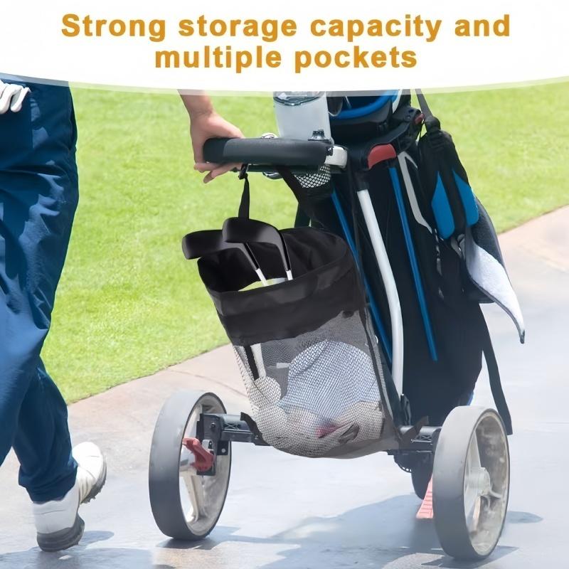 트롤리 네트 가방 유니버설 골프 푸시 카트 메쉬 가방  - Golf Equipment Bag 리뷰 및 가격