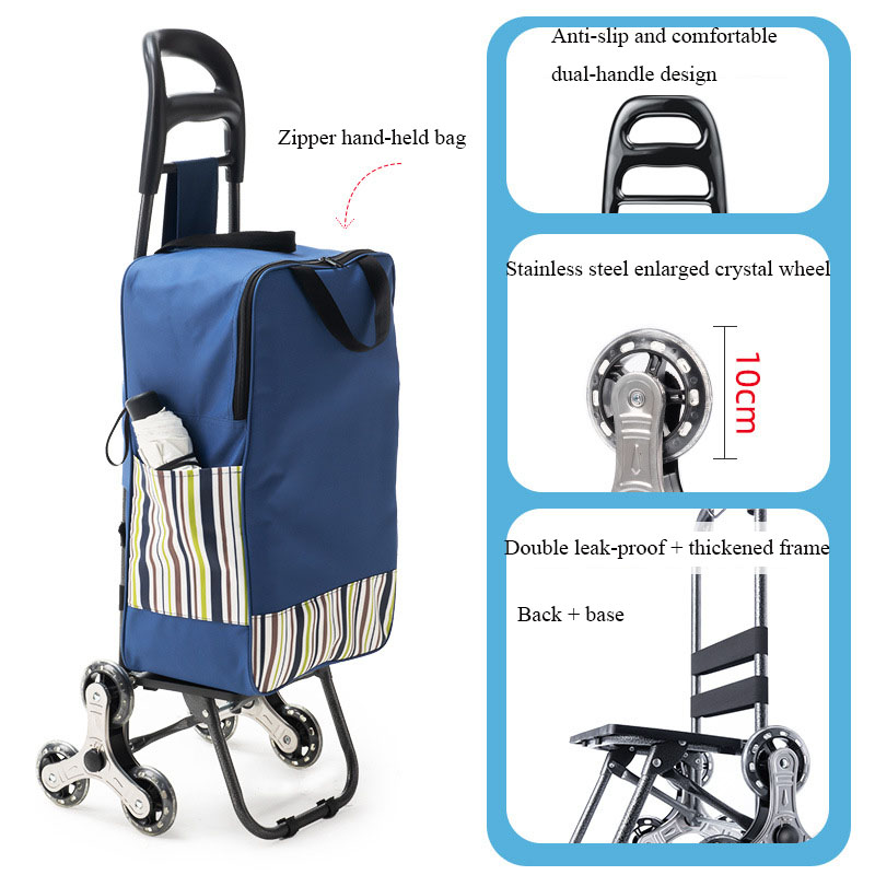 35L 대용량 손수레 접이식 계단 오르기 카트 방수 휴 - Pull Cart Fold 리뷰 및 가격